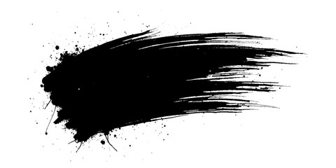 Vector stylish white background brush strokes