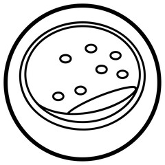 Petri Dish  AI Vector for Educational & Scientific Design