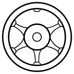 Steering Wheel  Vector Racing Helmet, Flags, Car & Track AI Design