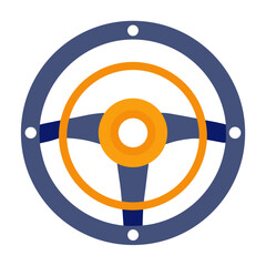 Steering Wheel  Vector Racing Helmet, Flags, Car & Track AI Design