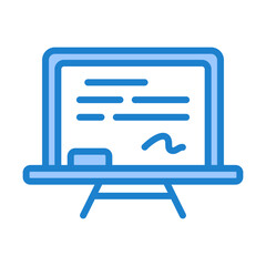 Obraz premium Chalkboard Icon