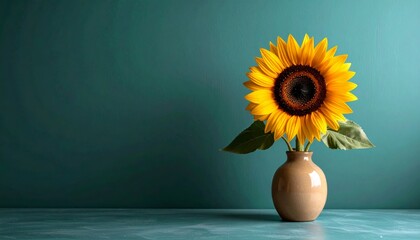 Celebrates the brightness and vibrancy of the sunflower, always facing the light 