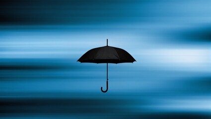 umbrella and rain drops