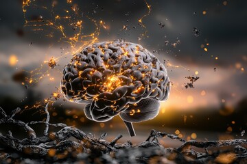 Beta-amyloid plaques in the brain neurodegenerative diseases and dormant viruses in head injury environments