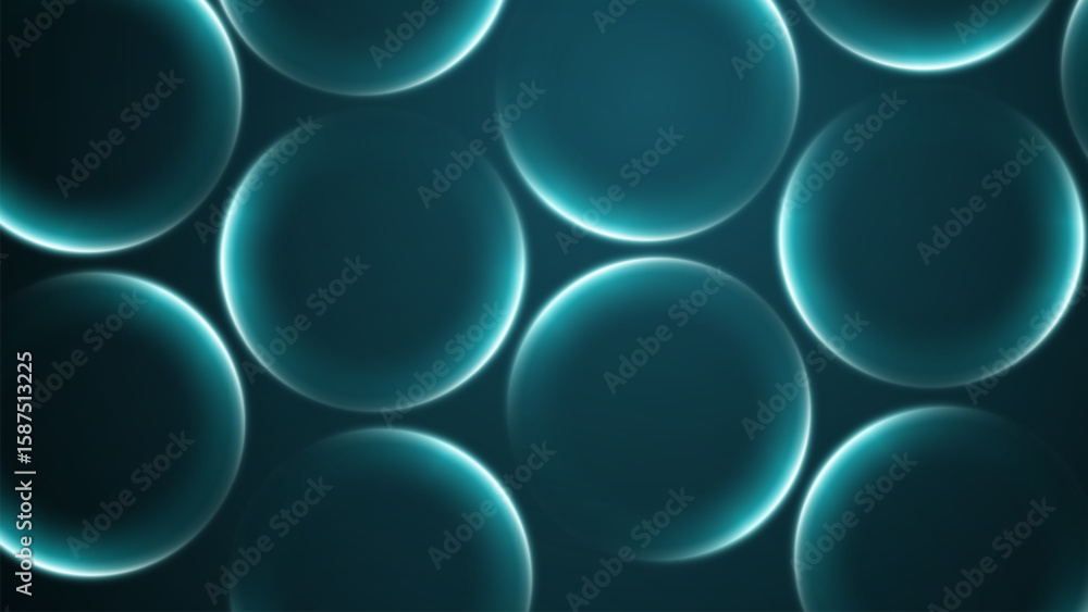 Aufkleber abstract circle shine light effect background. curve light effect of line. abstract luxury light vec