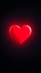 red heart background
