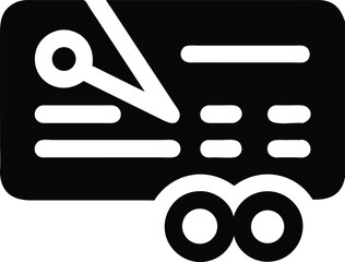 Obraz premium Radio signal icon