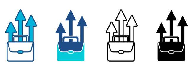 Promotion Icon Set With Multiple Styles. Vector Illustration