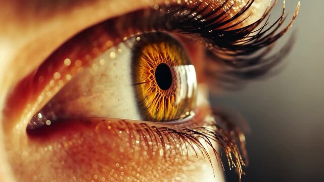 Close-up of an eye, intricate detail
