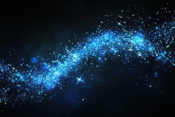 Obraz premium Magical starlight sparkle icon, digital cleaning effect