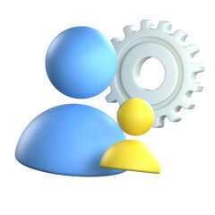 User setting 3D Icon Colorful Style