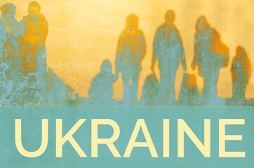 Refugee in wartime from Ukraine 