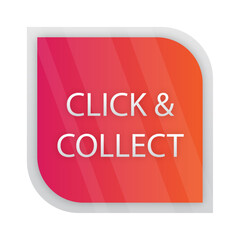 Click & Collect: The vibrant and modern Click & Collect icon, with its dynamic gradients and a crisp design, symbolizes the ease and convenience of modern shopping.
