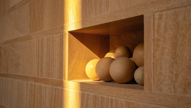 wooden box in the church