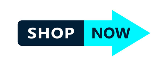 Shop Now Arrow: A striking, modern design highlighting the Shop Now concept with a clear, directional arrow, inviting engagement and action.