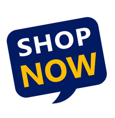 Shop Now Icon: Bold digital illustration with a speech bubble graphic prompting immediate action, optimized for websites and marketing materials.