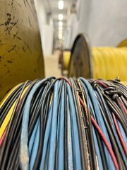 Cross section of high-voltage cable High quality photo