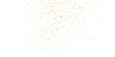 Gold falling down confetti background. Repeated golden dotted glitter pattern. Yellow, orange and golden dots wallpaper. Celebration Christmas, New Year or birthday party repeating backdrop