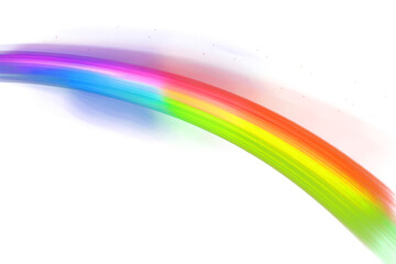 PNG Vibrant rainbow light streaks