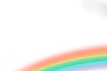 Rainbow png border overlay, sky transparent background