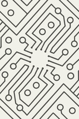 Circuit board pattern technology electronic