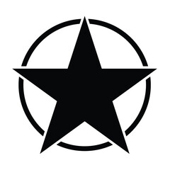Star and circle clipart
