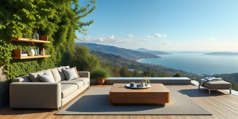 Fototapeta premium Seaside Villa View