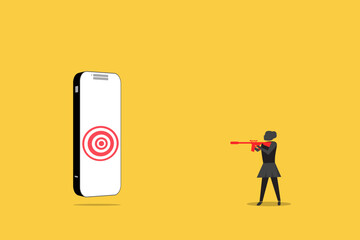 Dart is an opportunity and Dartboard is the target and goal. concept of represent a challenge in business marketing