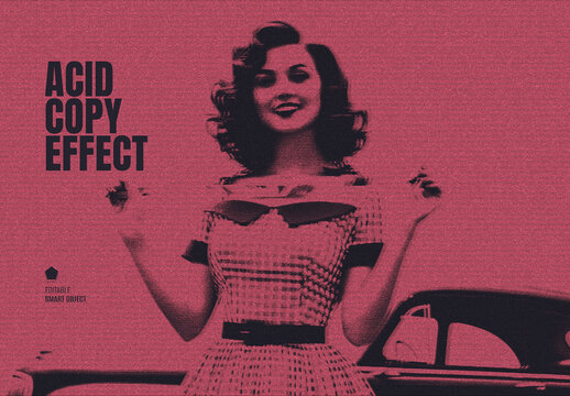 Acid Copy Photo Effect