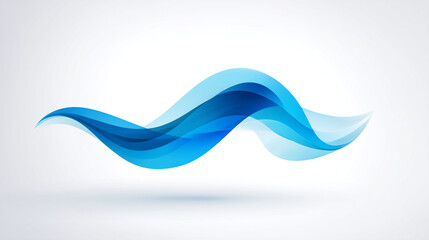 abstract blue background. Generative AI