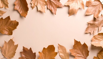 Vibrant autumn leaves isolated on white, a stunning fall background for seasonal designs