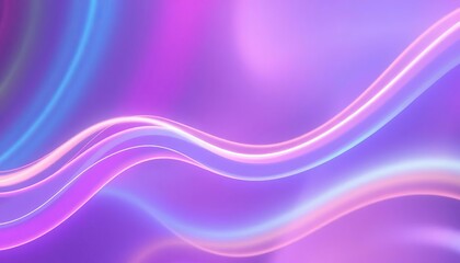 Naklejka premium Pastel lines swirl on vibrant background, glowing lights softly illuminate smooth curves, soft, background