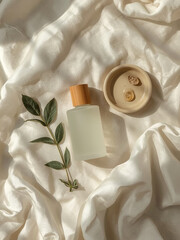 Flat lay sustainable product packaging 4