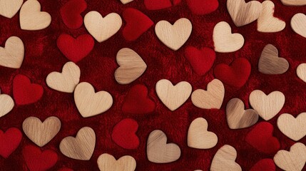 Heart pattern backgrounds design for valentine