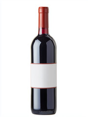 red wine bottle and glass. Generative AI