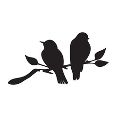 birds on a branch