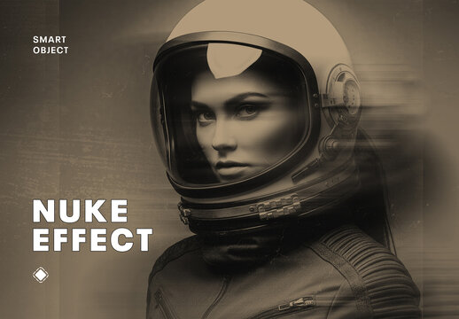 Vintage Nuke Photo Effect
