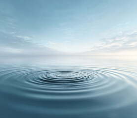 ripples in water. Generative AI
