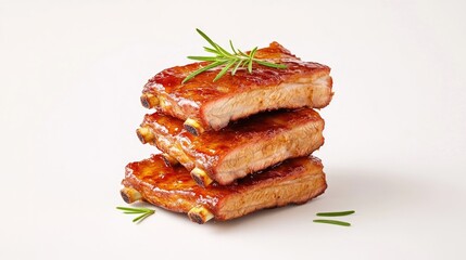 Stack of BBQ Ribs