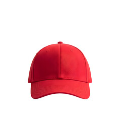 Red cap on black background