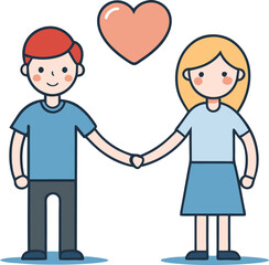 Couple Holding Hands Under a Heart Symbol new 2025 trendy  new 2025 trendy