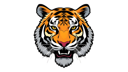 Fototapeta premium tiger head vector