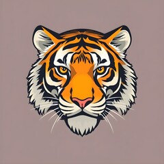 tiger head vector