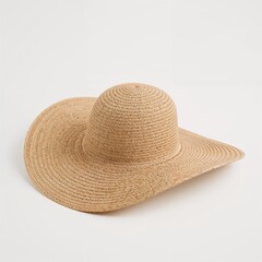 straw hat isolated on white