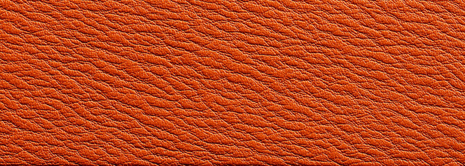 Orange leather texture background, seamless pattern