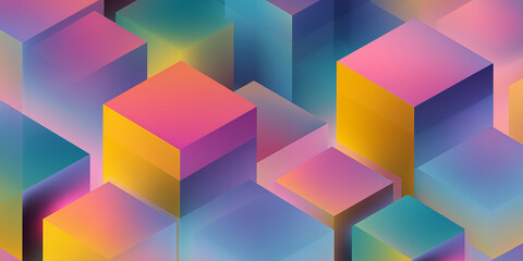 abstract background wallpaper with gradients in geometric shapes