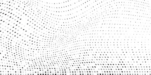 Simple dotted halftone gradient texture. Vanishing polka modern abstract simple