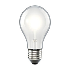 light bulb isolated on white