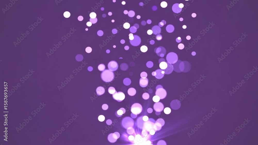 Poster abstract purple bokeh background with twinkling lights and shimmering effect. it gives an amazing vi