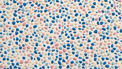 Highly Detailed High-Resolution Colorful Pebbles or Terrazzo Texture